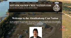 Desktop Screenshot of ahtahkakoop.ca